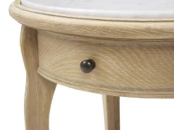 Bella In Marble Side Table -furniture 537816 bella side table in marble drawer detail