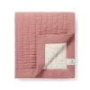 Easy Squish Linen Quilt In Rusted Rose Linen