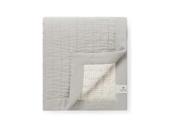 Easy Squish Linen Quilt In Grey Linen