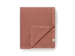 Waffle Throw In Old Pink