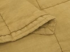 Lazy Quilt In Ochre -furniture 538563 lazy quilt throw in ochre close