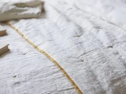 Dotty Quilt In Ochre -furniture 538613 dotty throw ochre25348 web crop