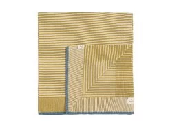 Easy Knit Throw Yellow