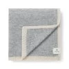 Granny Knit Throw In Grey