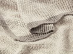 Granny Knit Throw In Vintage White -furniture 538641 granny knit vintagewhite corner closeup