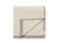 Granny Knit Throw In Vintage White