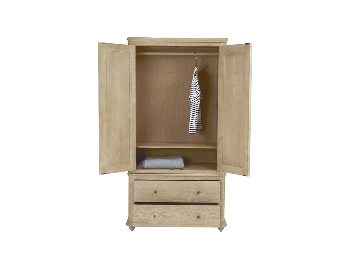 Amory Wardrobe In Light Oak 5 Amory Wardrobe In Light Oak - Image 5