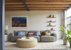 Squishblocks Sofa Medium In Thatch House Fabric