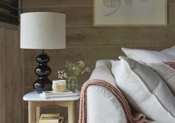 Squiggle Table Lamp Medium In Chocolate