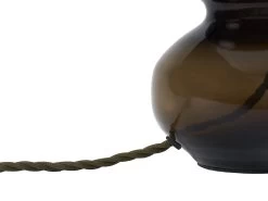 Squiggle Table Lamp Medium In Chocolate -furniture 542694 squiggle lamp wire detail