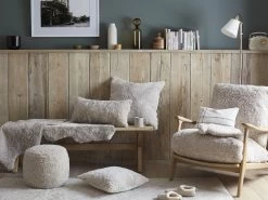 Shearer Scatter Cushion Classic In Natural -furniture 543020 shearling scatter 001 story web recol alt