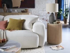 Matty Table Lamp Medium In Light Charcoal -furniture 543687 squishblocks 8206 web crop