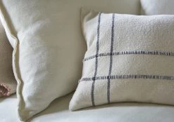 Weavey Check Scatter Cushion In Forest Green -furniture 543705 broad striped cushions11069 cropped