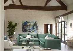 Pillow Nap Modular Corner Sofa Large Left Hand In Thatch House Fabric