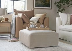 Sloafer Footstool Square In Butler Sink Clever Vintage Linen