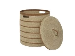 Wovens Laundry Basket In Dried Clay