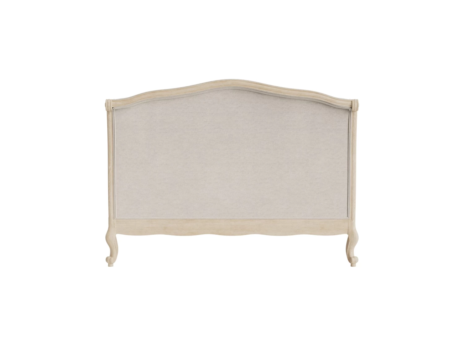 Kingsize Antoinette Bed In Natural Cotton Linen Mix 3 Kingsize Antoinette Bed In Natural Cotton Linen Mix - Image 3
