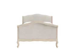 Double Antoinette Bed In Natural Cotton Linen Mix
