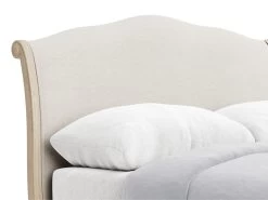 Double Antoinette Bed In Natural Cotton Linen Mix -furniture antoinette french bed 8