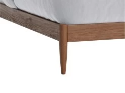 Dark Ash Bagel Bed Double In Natural Linen -furniture bagel bed in dark ash 11