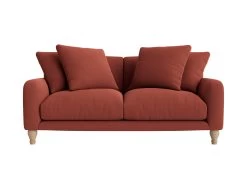 Medium Bear Hug Sofa In Rusted Roller Brushed Cotton