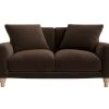 Small Bear Hug Sofa In Warm Brownie Clever Velvet