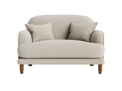 Bunny Hug Love Seat In Thatch House Fabric -furniture bunny hug love seat