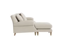 Large Left Hand Chaise Crumpet Chaise Sofa In Thatch House Fabric -furniture crumpet chaise sofa 6