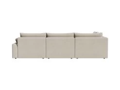 Large Left Hand Cuddlemuffin Modular Corner Sofa In Thatch House Fabric -furniture cuddlemuffin modular corner sofa 2