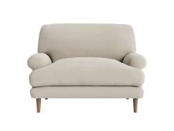 Dawdler Love Seat In Thatch House Fabric -furniture dawdler love seat