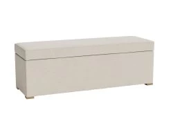 Eton Mess Ottoman In Thatch House Fabric -furniture eton mess upholstered ottoman