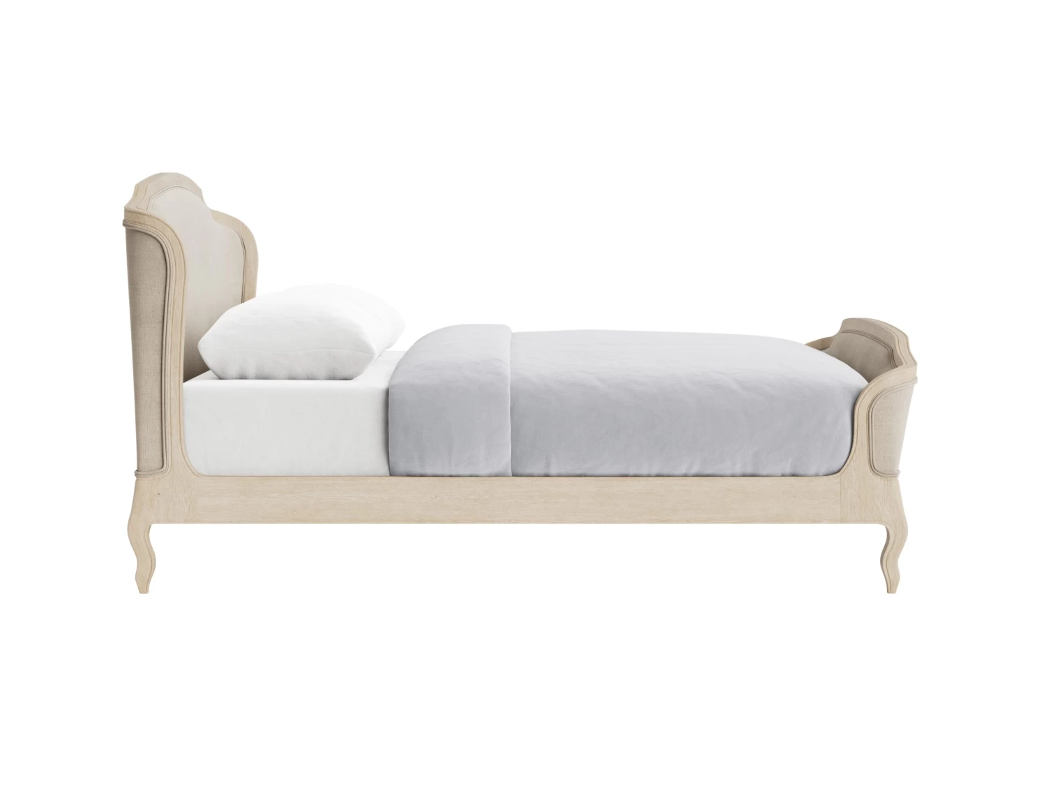 Superking Joëlle Bed In Natural Linen 2 Superking Joëlle Bed In Natural Linen - Image 2