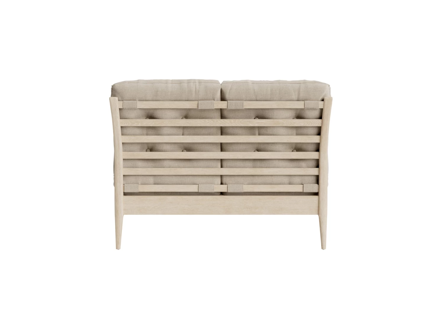 Double Noggin Bed In Natural Linen 3 Double Noggin Bed In Natural Linen - Image 3