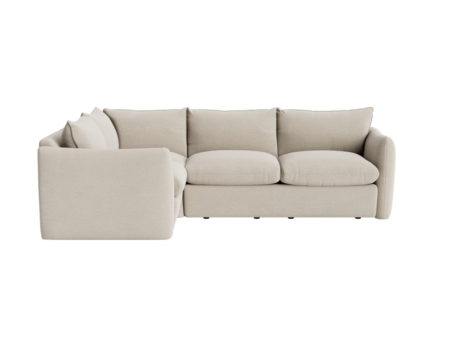Pillow Nap Modular Corner Sofa Bed Large Left Hand In Thatch House Fabric 4 Pillow Nap Modular Corner Sofa Bed Large Left Hand In Thatch House Fabric - Image 4