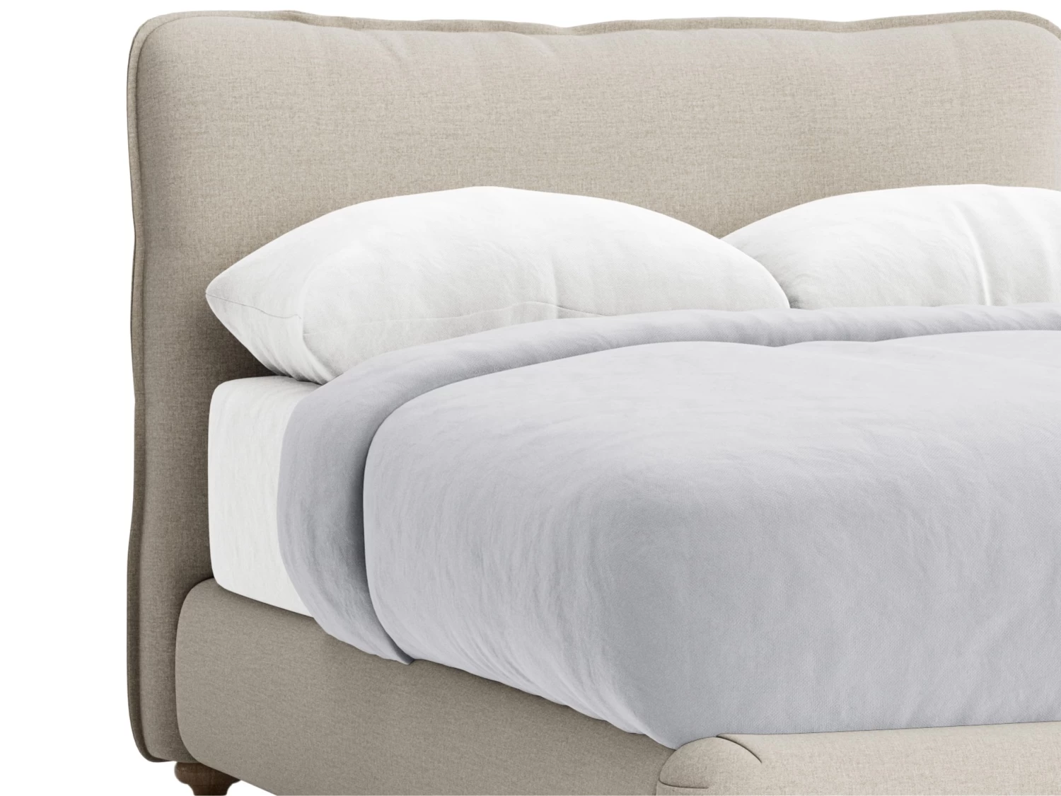 Double Pillow Talker Bed In Thatch House Fabric 8 Double Pillow Talker Bed In Thatch House Fabric - Image 8