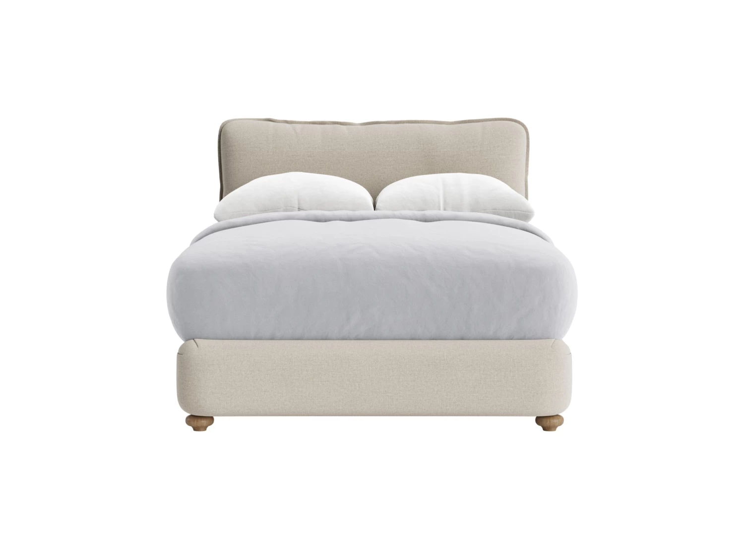 Double Pillow Talker Bed In Thatch House Fabric 5 Double Pillow Talker Bed In Thatch House Fabric - Image 5