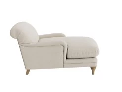 Pudding Love Seat Chaise In Thatch House Fabric -furniture pudding love seat chaise 1