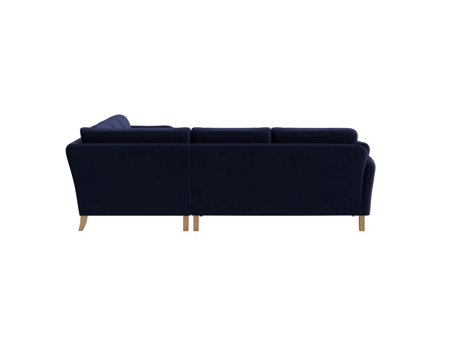 Even Sided Smithy Corner Sofa In Pen Nib Blue Clever Velvet 3 Even Sided Smithy Corner Sofa In Pen Nib Blue Clever Velvet - Image 3