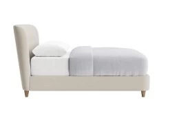 Double Smoke Bed In Thatch House Fabric -furniture smoke upholstered bed 1