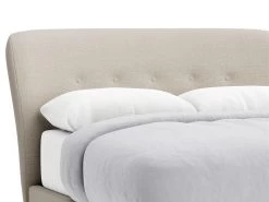 Double Smoke Bed In Thatch House Fabric -furniture smoke upholstered bed 3