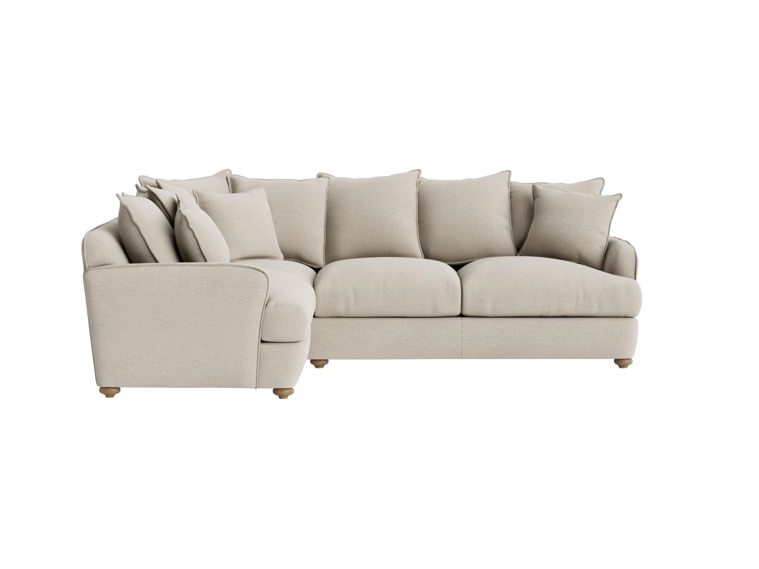 Large Left Hand Smooch Corner Sofa In Thatch House Fabric 2 Large Left Hand Smooch Corner Sofa In Thatch House Fabric - Image 2