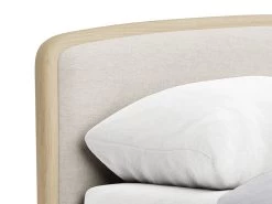 Double Smoothie Bed In Natural Cotton Linen Mix -furniture smoothie bed 13