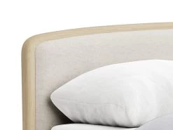 Kingsize Smoothie Bed In Natural Cotton Linen Mix -furniture smoothie bed 3