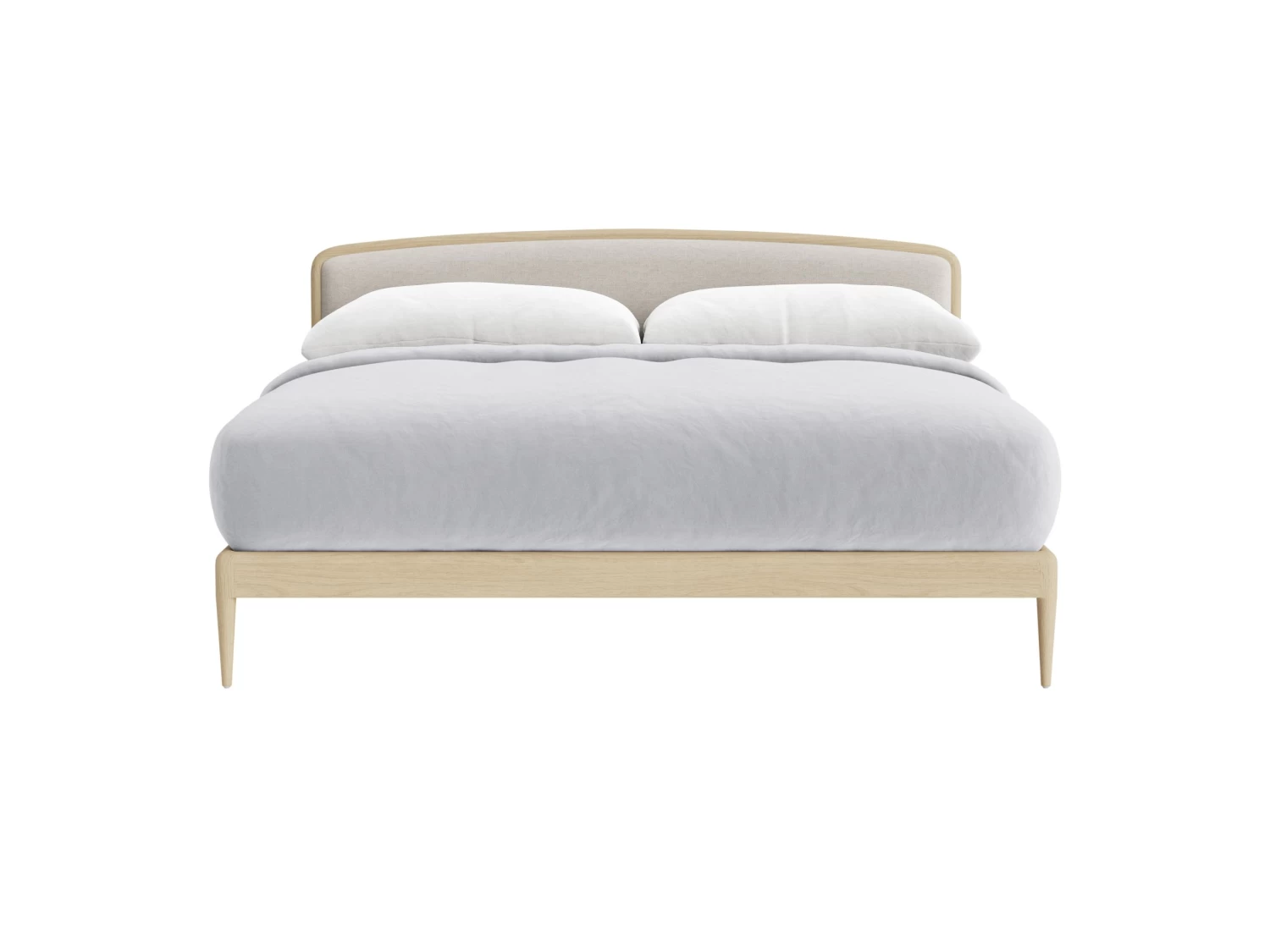 Superking Smoothie Bed In Natural Cotton Linen Mix 1 Superking Smoothie Bed In Natural Cotton Linen Mix