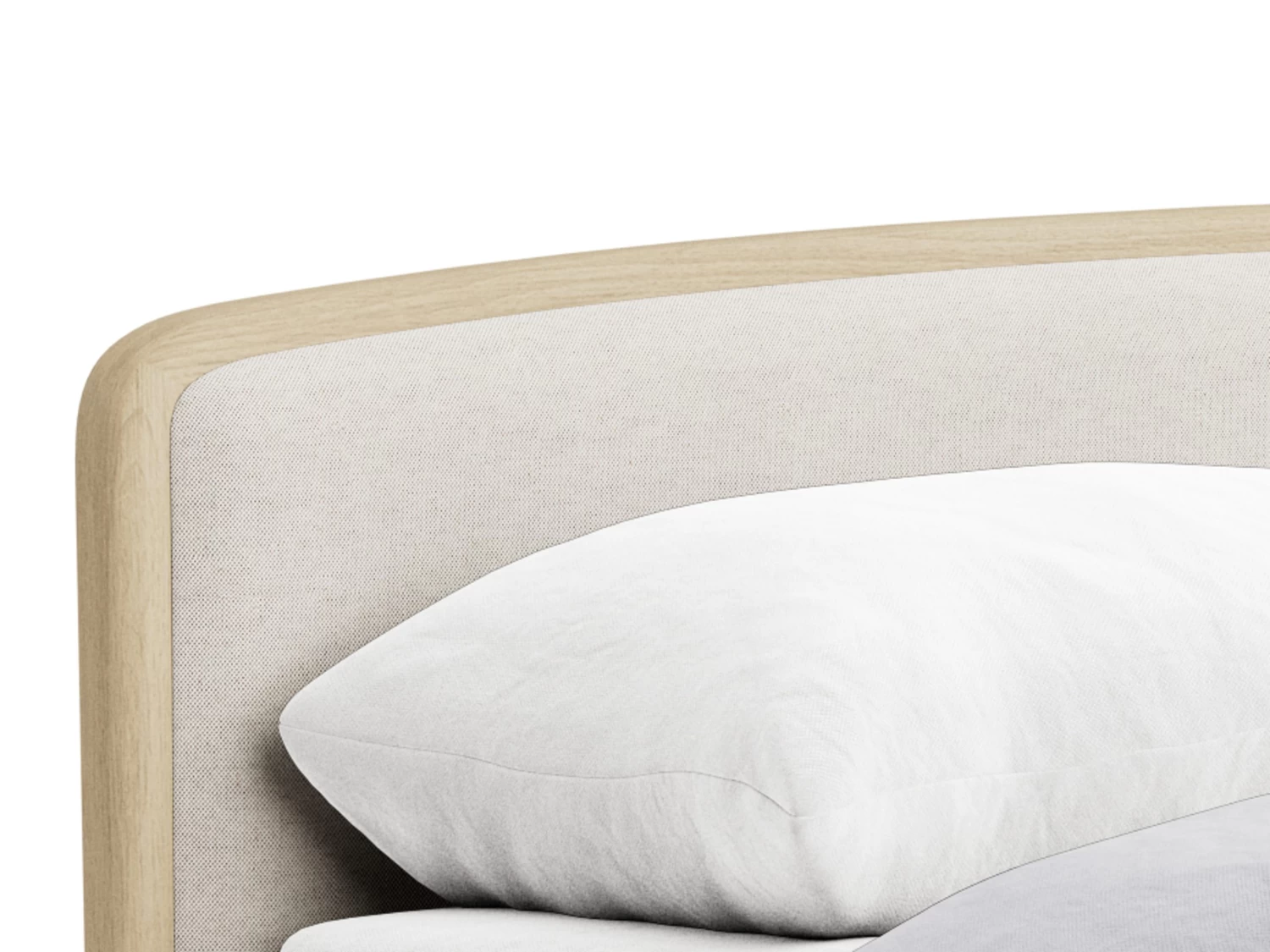 Superking Smoothie Bed In Natural Cotton Linen Mix 4 Superking Smoothie Bed In Natural Cotton Linen Mix - Image 4