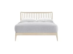 Kingsize Spindle In Light Oak -furniture spindle mid century bed 10