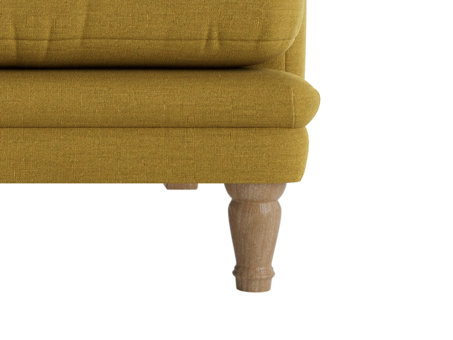 Small Squisharoo Sofa In Cardamom Cake Clever Vintage Linen 6 Small Squisharoo Sofa In Cardamom Cake Clever Vintage Linen - Image 6