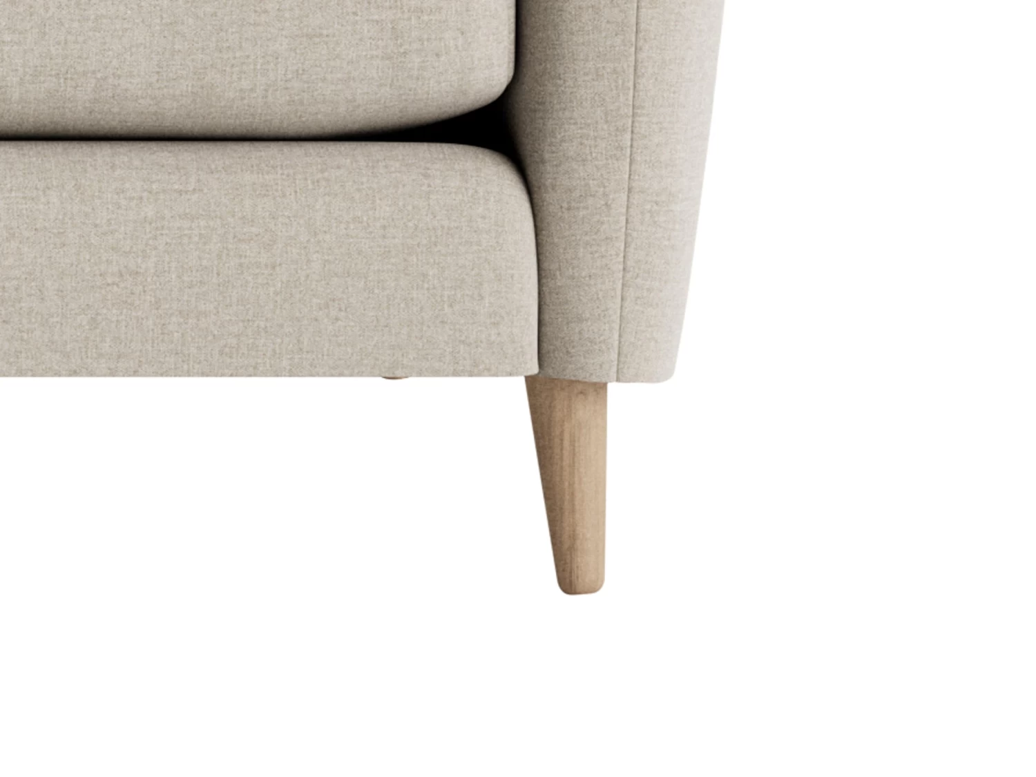 Large Left Hand Chaise Squishmeister Chaise Sofa In Thatch House Fabric 9 Large Left Hand Chaise Squishmeister Chaise Sofa In Thatch House Fabric - Image 9