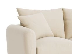 Large Right Hand Squishmeister Chaise Sofa In Shortbread Clever Woolly Fabric -furniture squishmeister chaise sofa 3