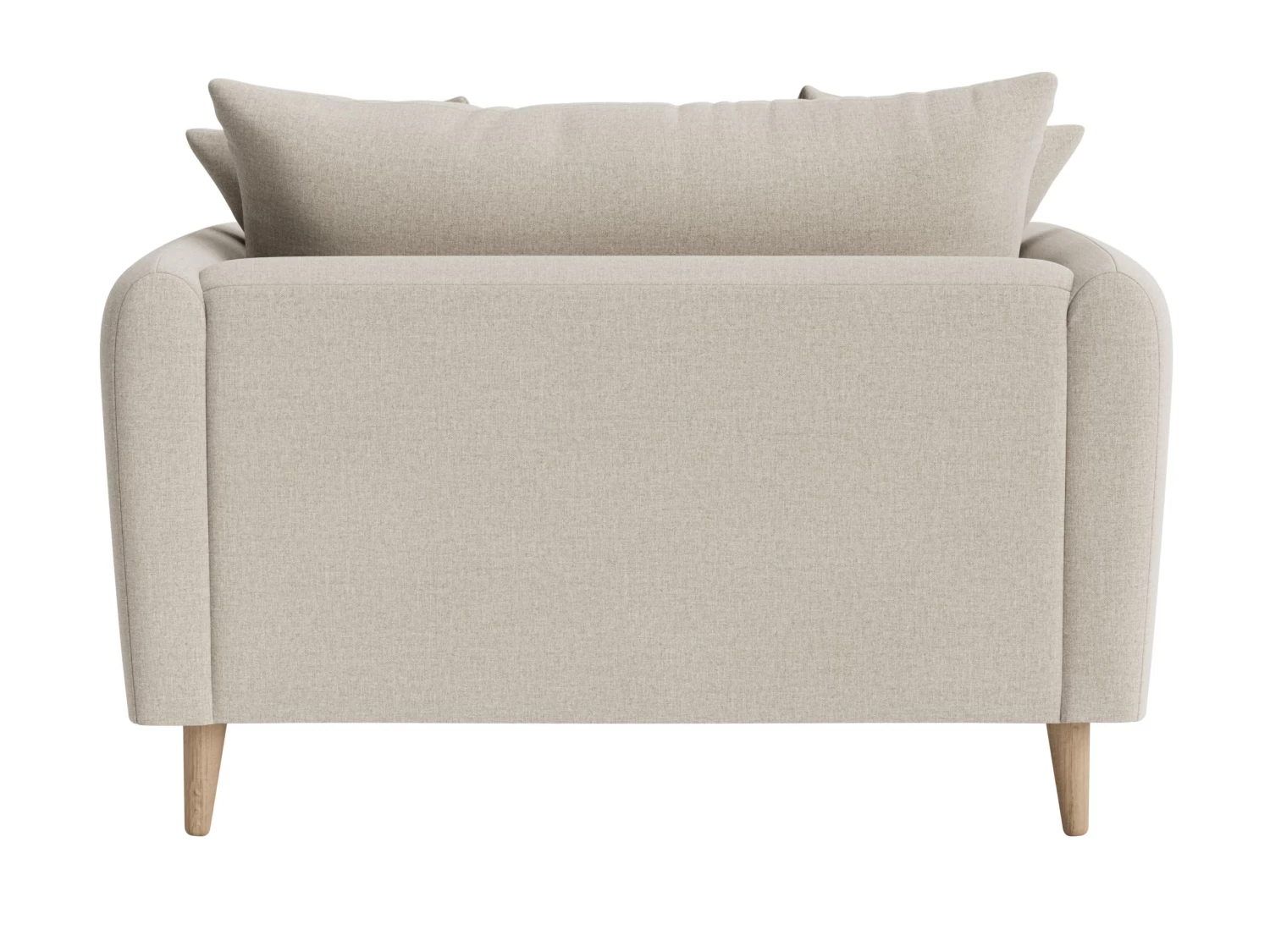 Squishmeister Love Seat Chaise In Thatch House Fabric 4 Squishmeister Love Seat Chaise In Thatch House Fabric - Image 4